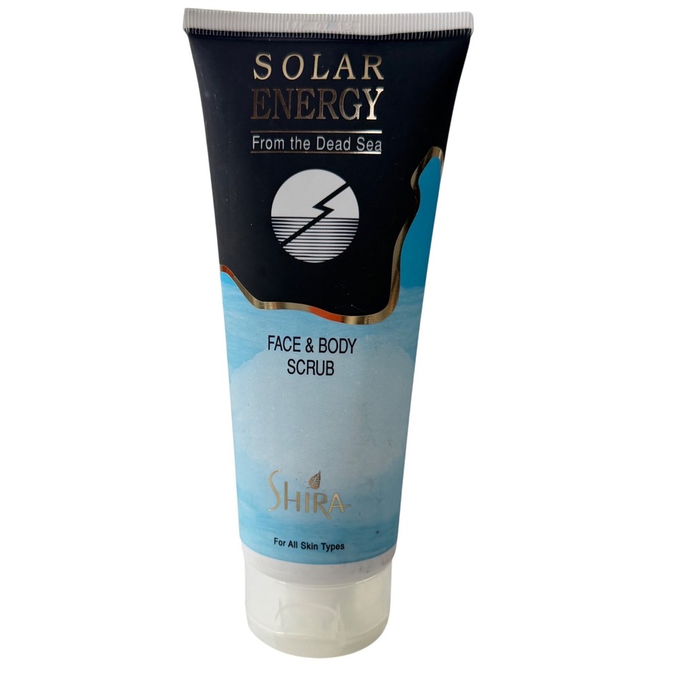 Shira Solar Energy Dead Sea Mineral Rich Face and Body Scrub 200ml 21155